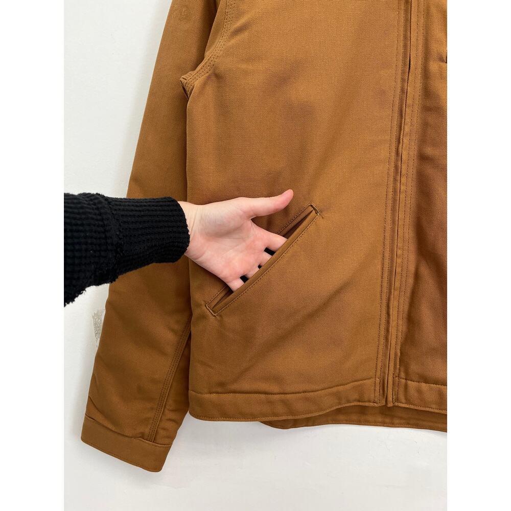 Carhartt Iconic J01 Duck Detroit Jacket Workwear Utility Blanket Lined - Small - Picture 8 of 16